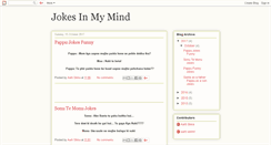 Desktop Screenshot of jokesinmymind.com